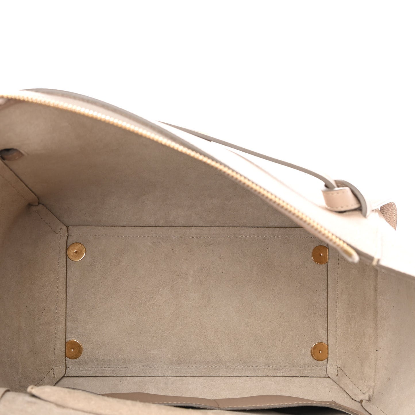 Grained Calfskin Mini Belt Bag Light Taupe