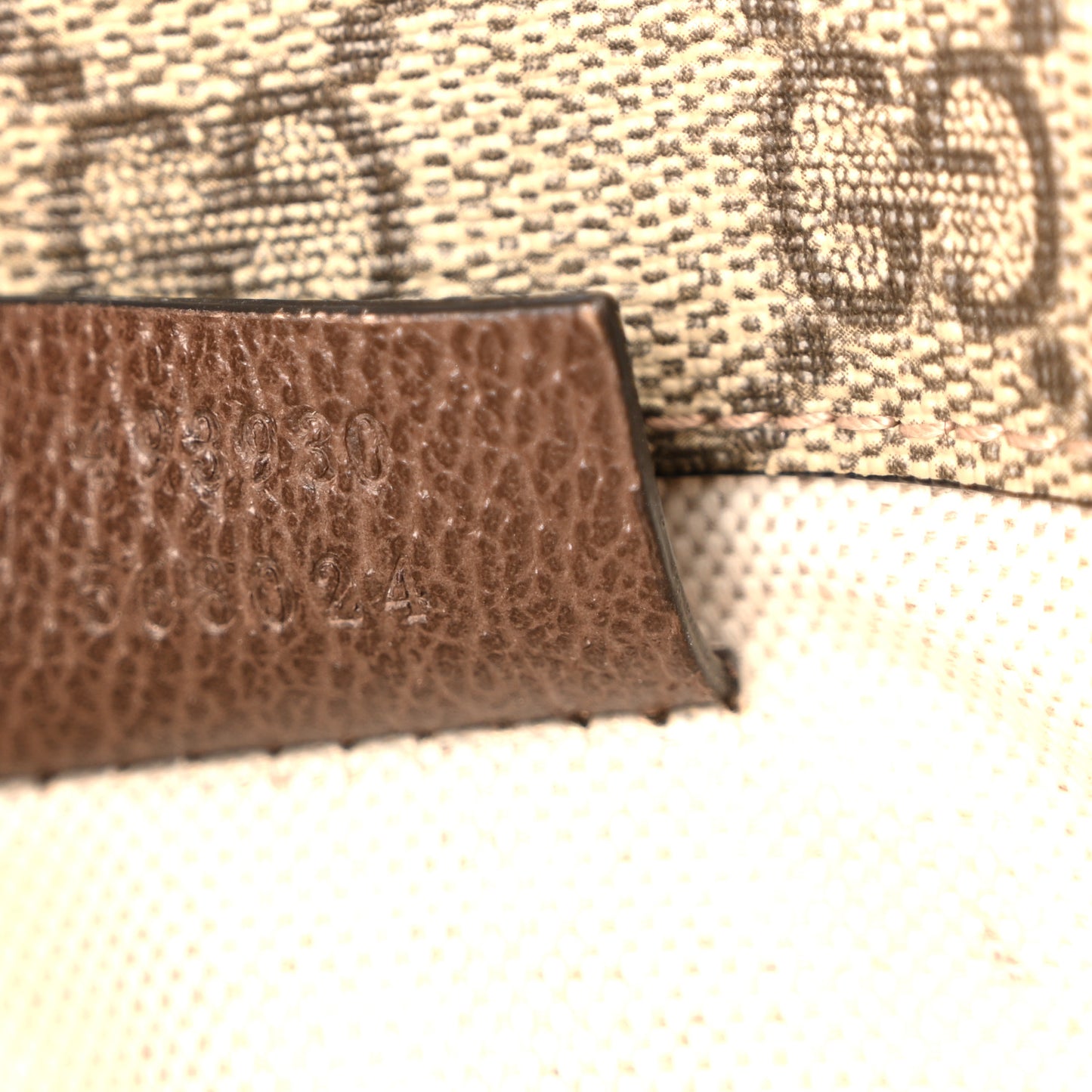 GG Supreme Monogram Neo Vintage Web Belt Bag Brown
