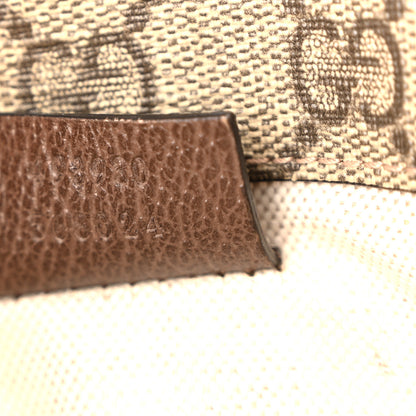 Gucci GG Supreme Monogram Neo Vintage Web Belt Bag Brown 7 of 11