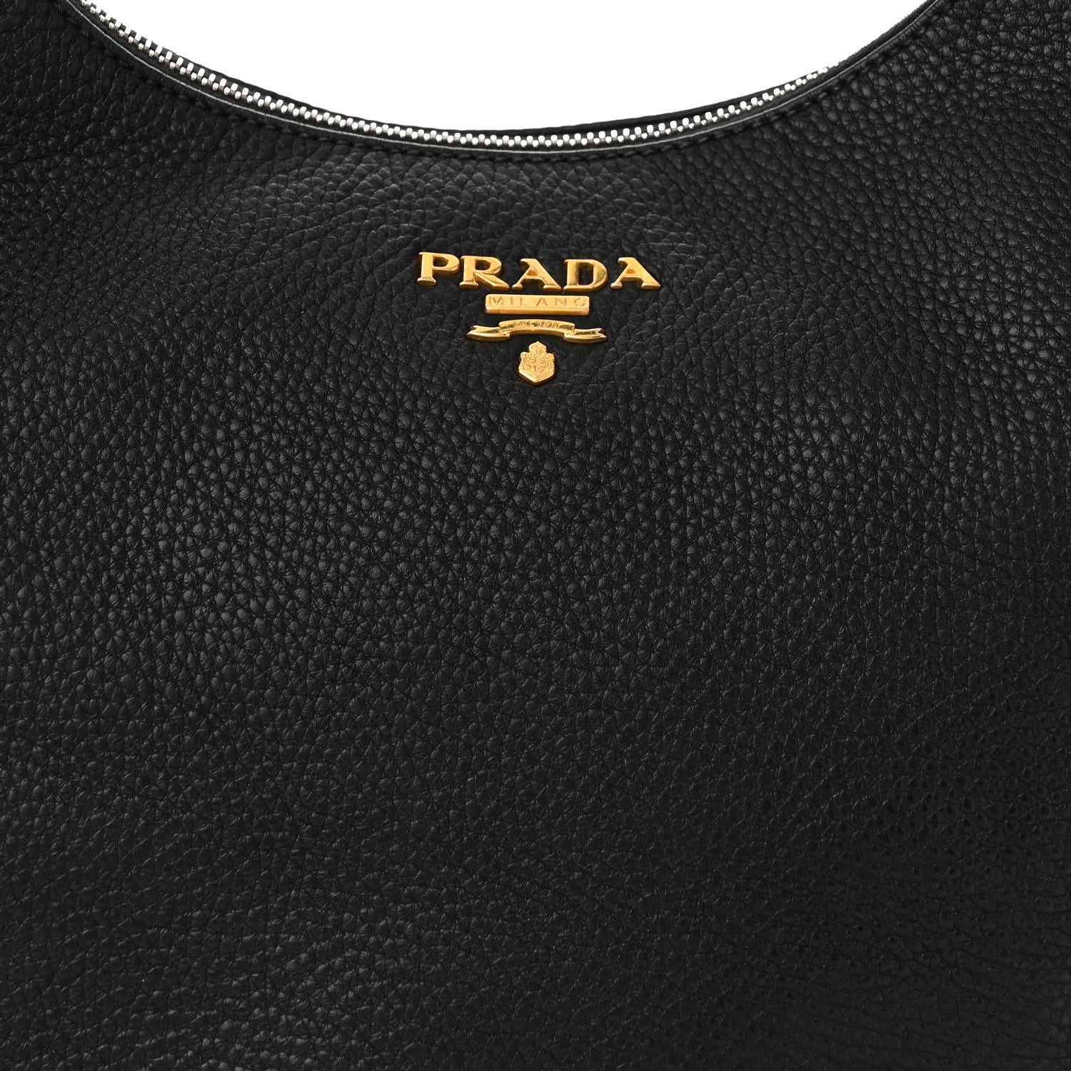 Prada Vitello Daino Hobo Black 9 of 11