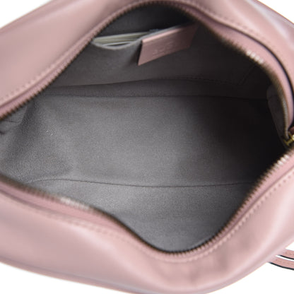 Gucci Calfskin Matelasse Small GG Marmont Chain Shoulder Bag Perfect Pink 5 of 7