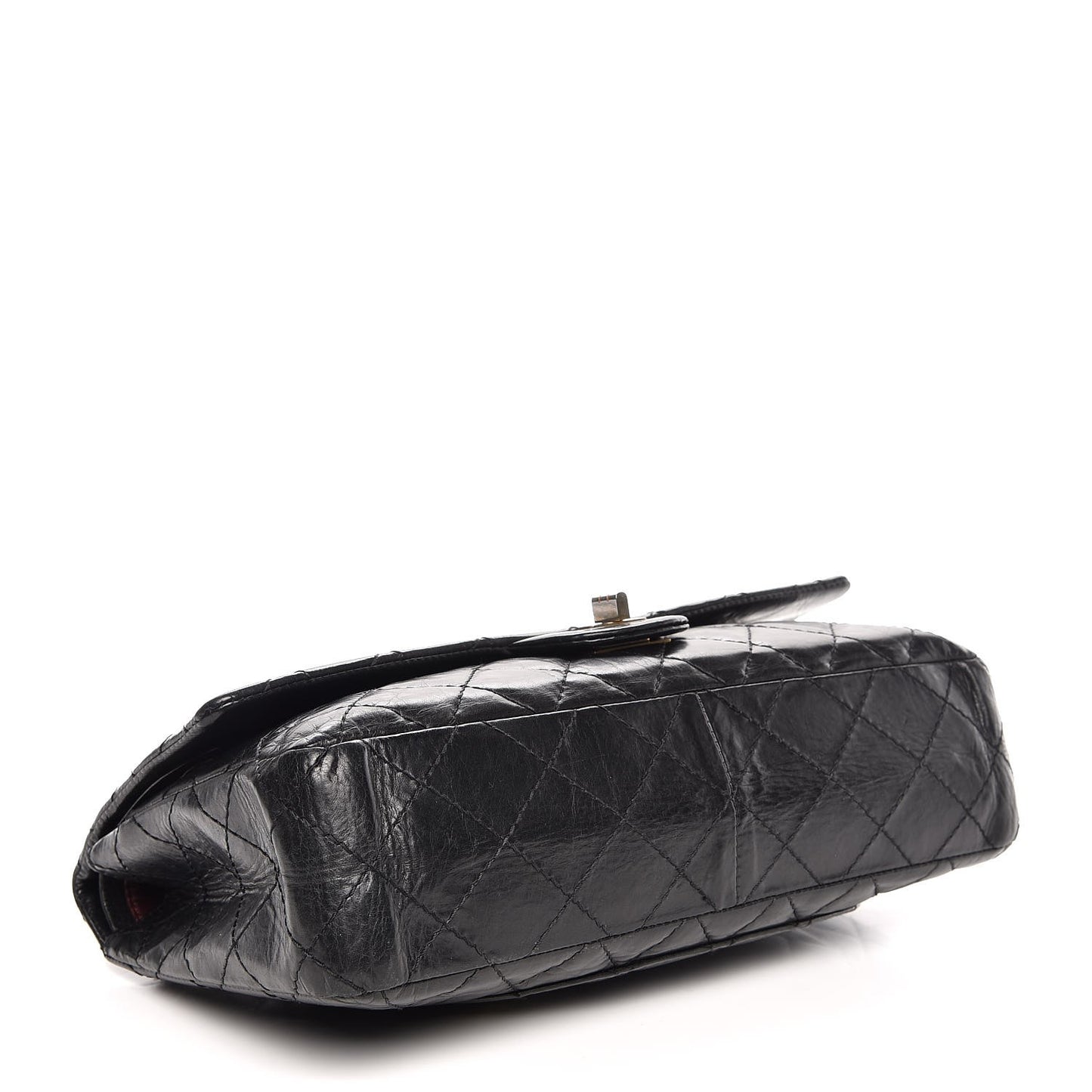 Aged Calfskin Quilted 50th Anniversary 2.55 Reissue 226 Flap Black