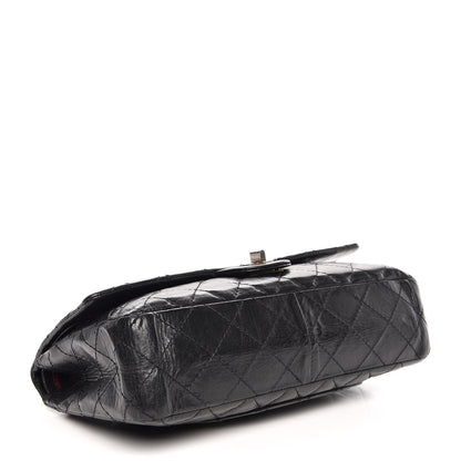 Chanel Aged Calfskin Quilted 50th Anniversary 2.55 Reissue 226 Flap Black 4 of 11