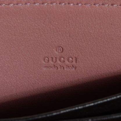 Gucci Guccissima Zip Around Card Case Peonia Rose 7 of 8