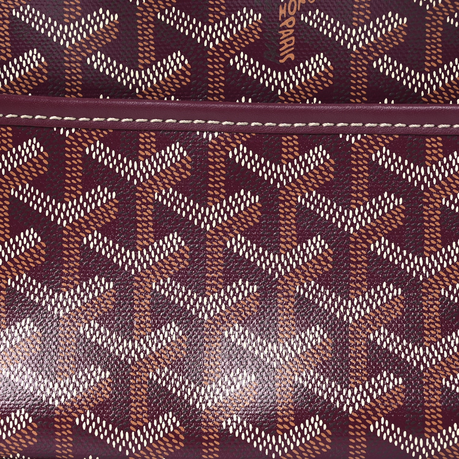 Goyard Goyardine Sac Cap Vert Burgundy 7 of 11