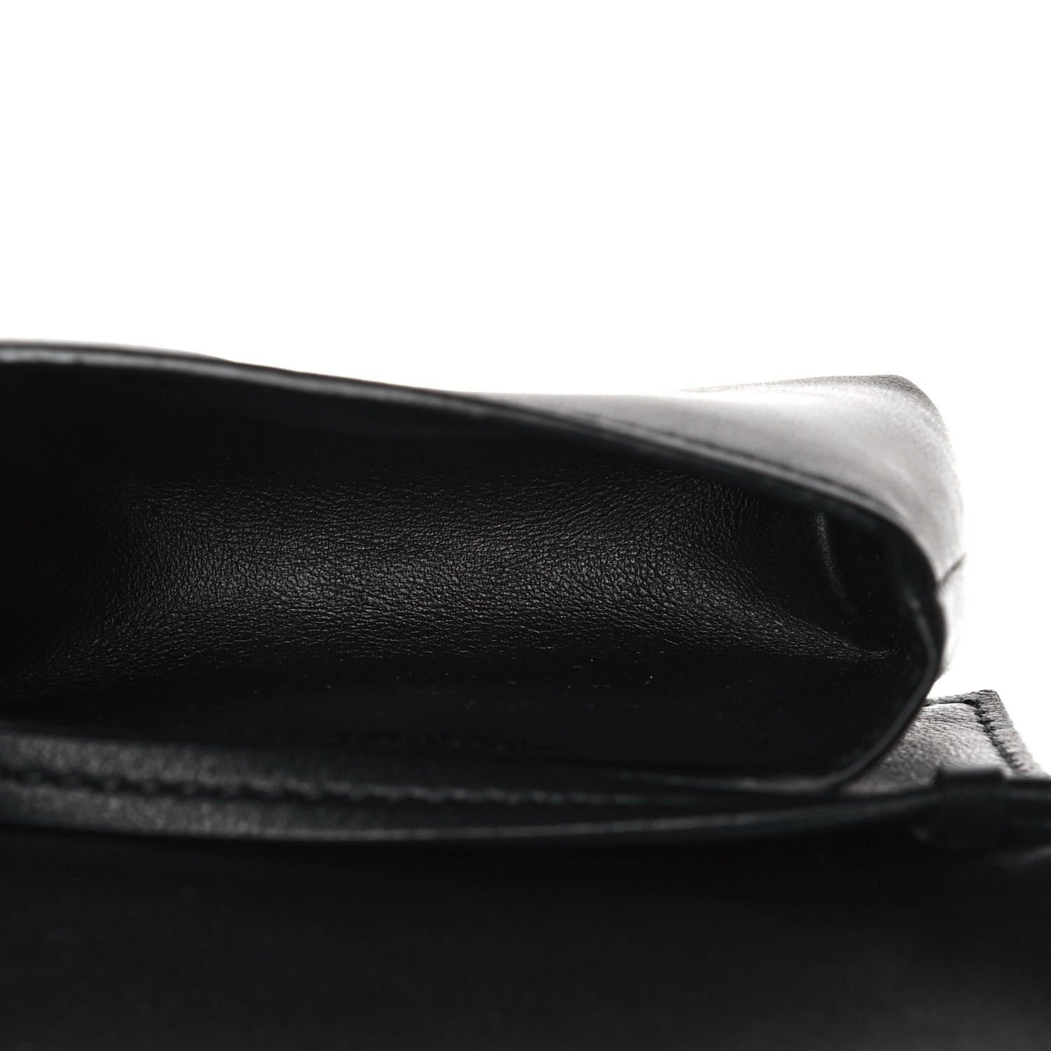 Bottega Veneta Nappa Intrecciato Crossbody Coin Pouch Black 5 of 13