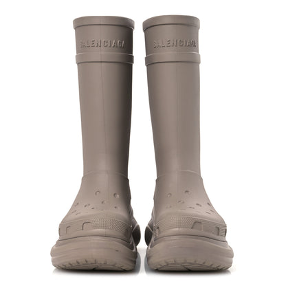 Balenciaga X CROCS Rubber Womens Rain Boots 39 Beige 3 of 12