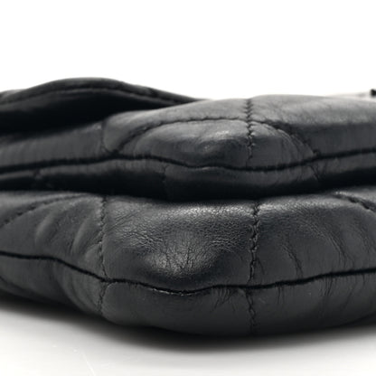 Chanel Lambskin Quilted Mineral Nights Flap Wristlet Black 11 of 12