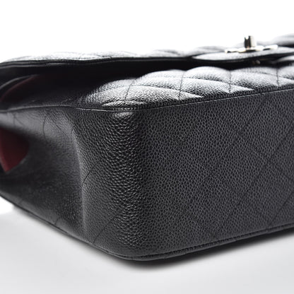 Chanel Caviar Quilted Jumbo Double Flap Black 8 of 12