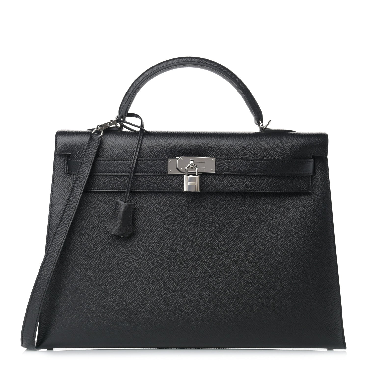 Hermes Epsom Kelly Sellier 40 Black 1 of 11