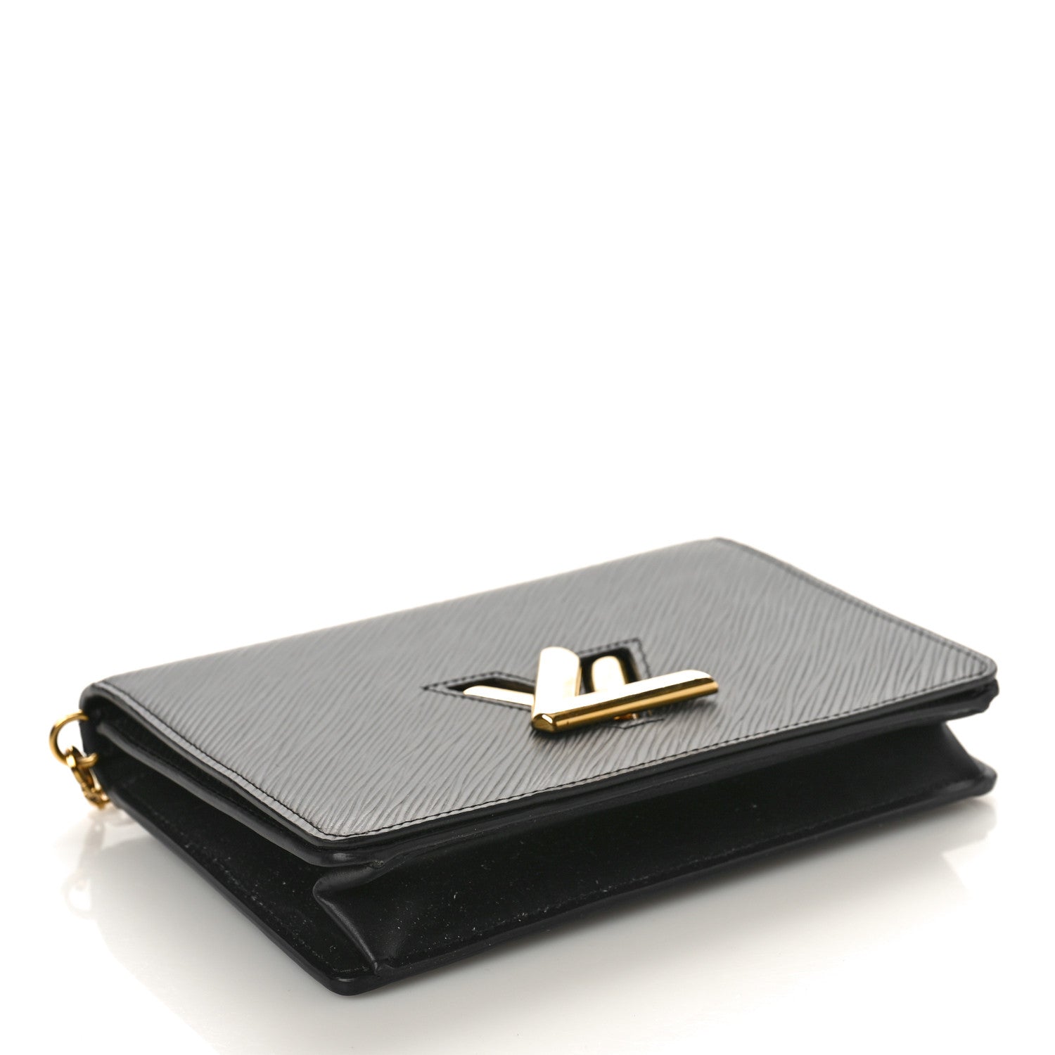 Louis Vuitton Epi Twist Belt Chain Wallet Black 4 of 8