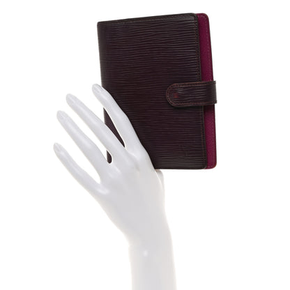 Louis Vuitton Epi Small Ring Agenda Cover Cassis 2 of 11