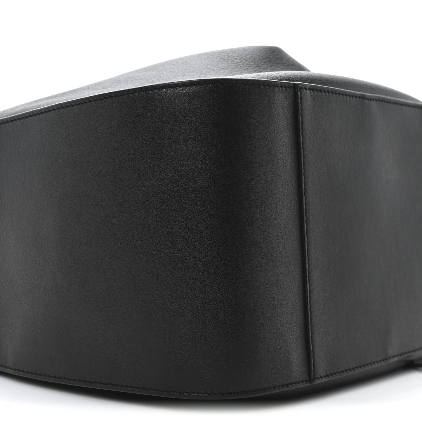 Calfskin Medium Hammock Shoulder Bag Black