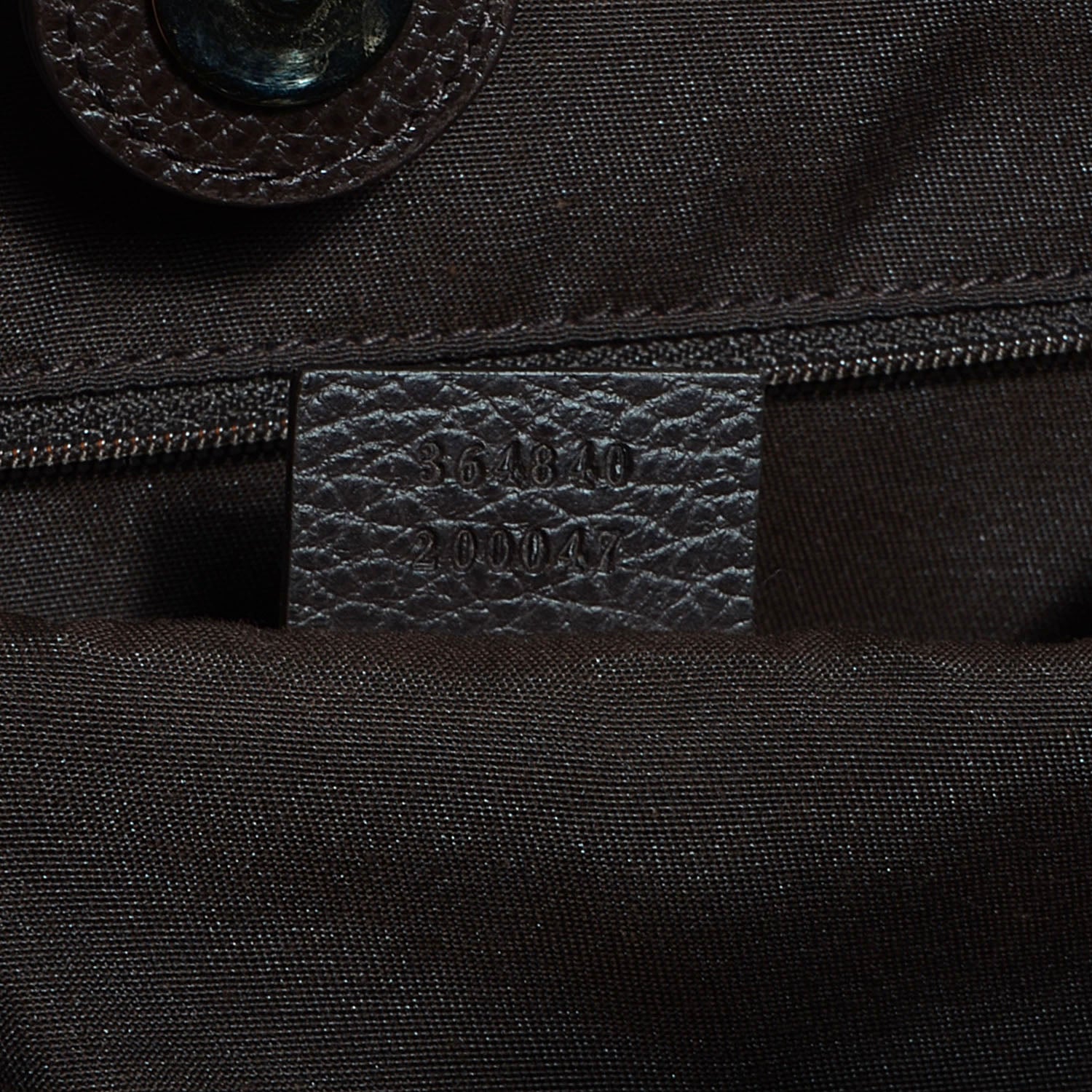Gucci Monogram Dollar Calfskin Large Sukey Tote Beige Ebony Testa di Moro 7 of 8