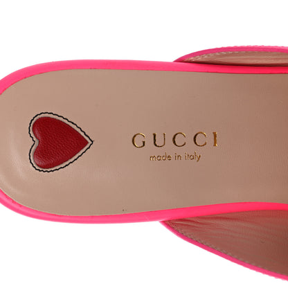 Gucci Calfskin Womens Princetown Slippers 38 Fuxia Fluo 7 of 10