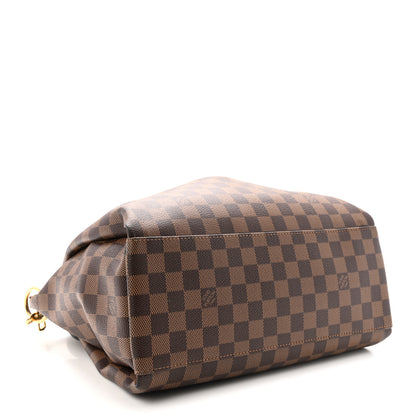 Louis Vuitton Damier Ebene Odeon Tote MM Black 4 of 9