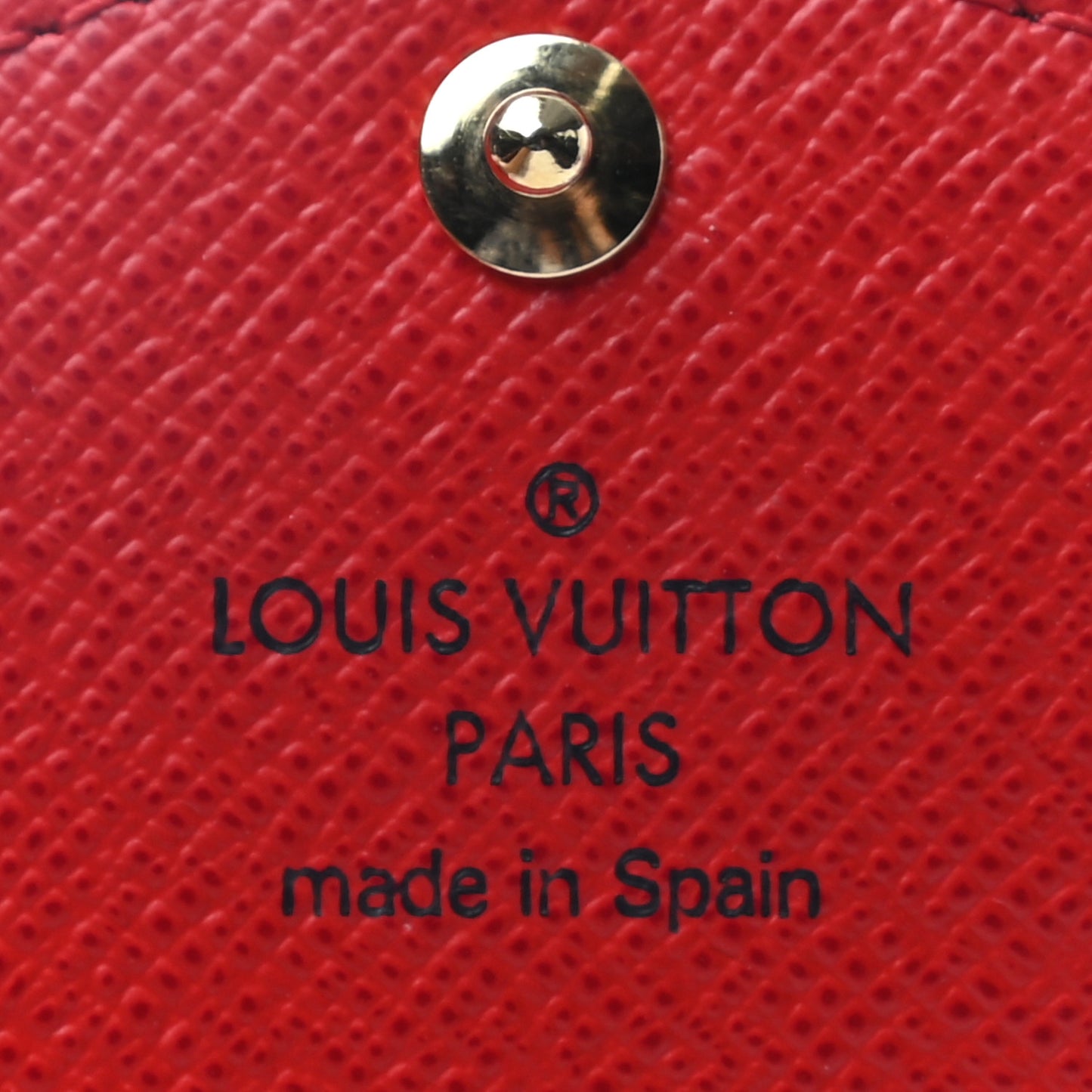 Monogram Sarah Wallet NM Coquelicot
