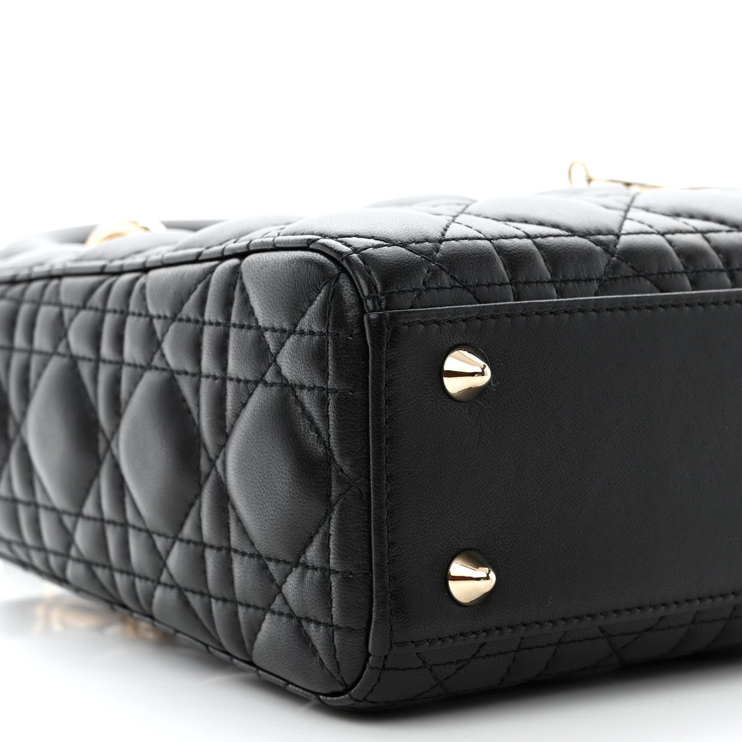 Lambskin Cannage Small My ABCDior Lady Dior Black