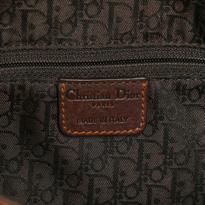 Christian Dior Calfskin Large Gaucho Double Saddle Bag Marron Fonce 8 of 9