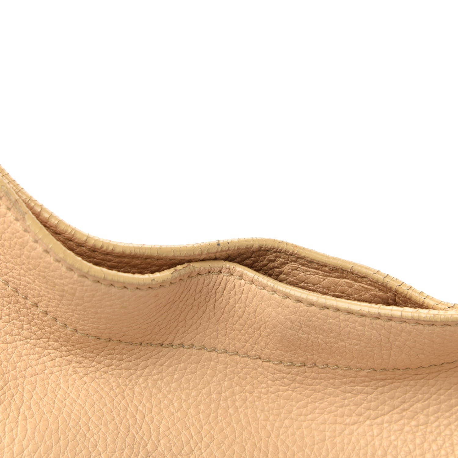 Prada Vitello Daino Shoulder Bag Sabbia 17 of 19
