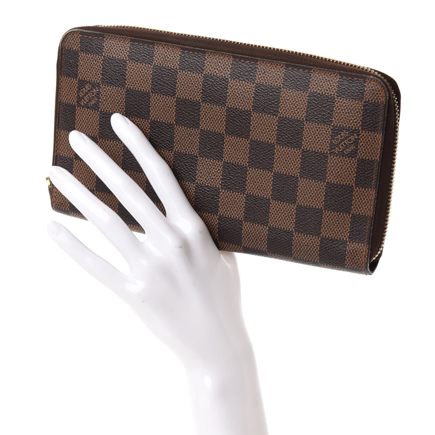 Damier Ebene Zippy Organizer Wallet