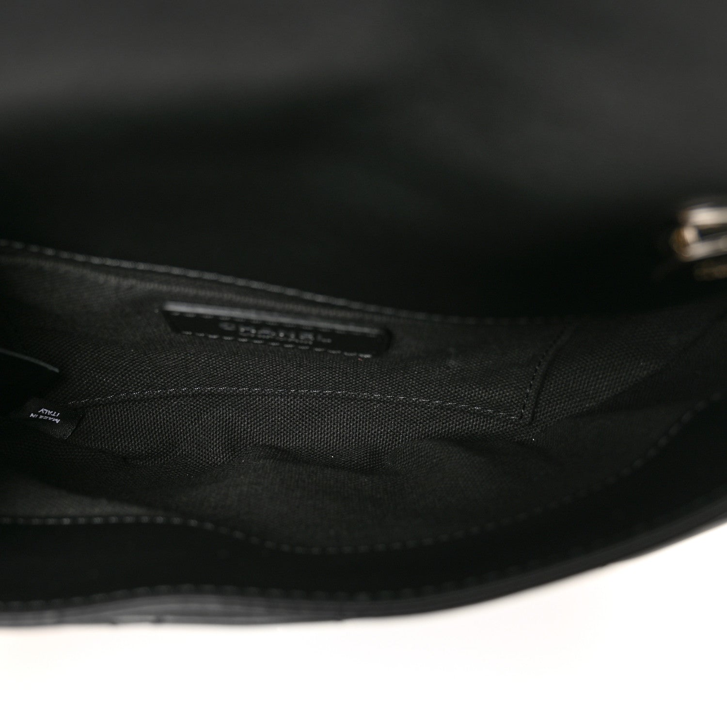 Chanel Calfskin Quilted CC Uniform Flap Belt Bag Black 5 of 10