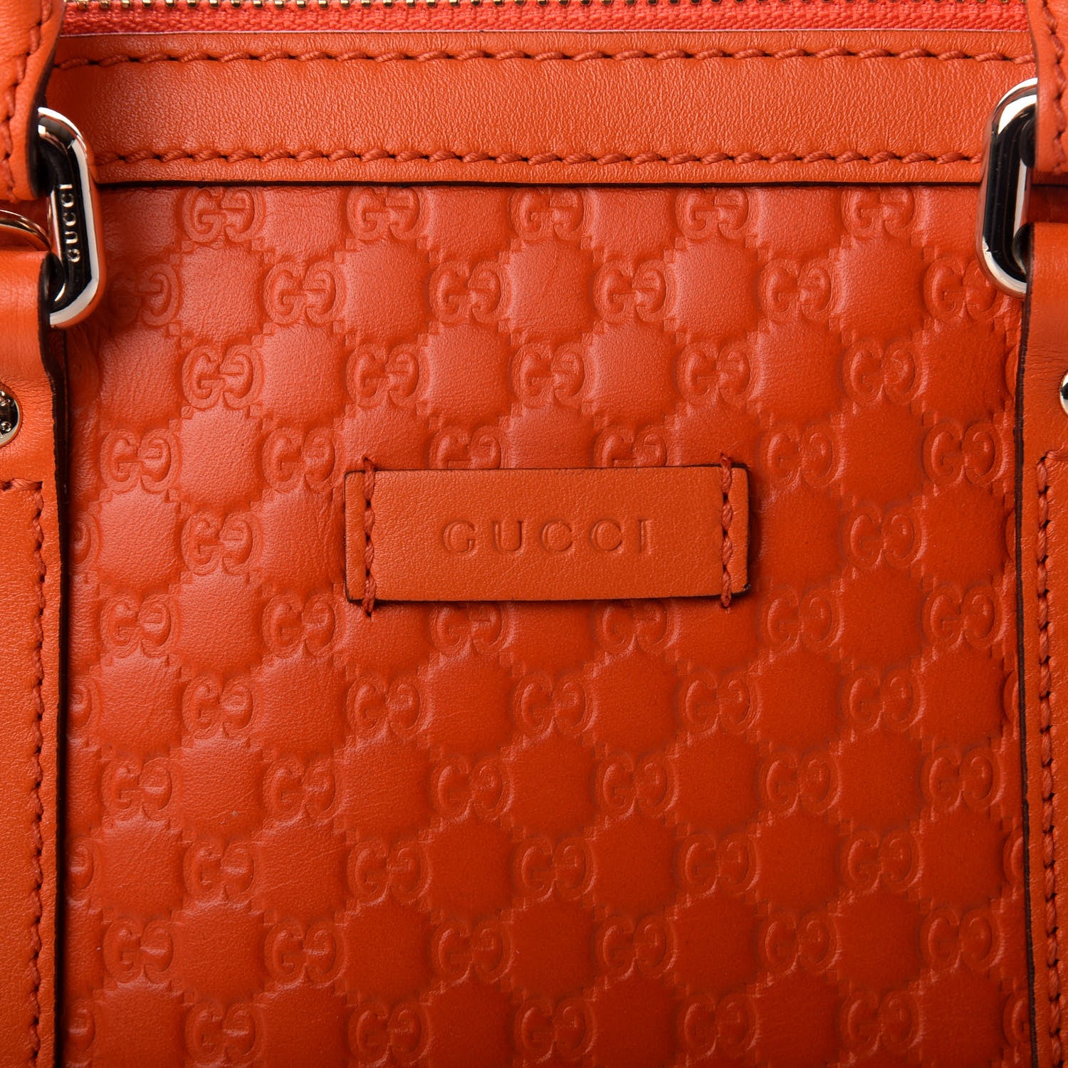 Gucci Microguccissima Mini Dome Bag Sun Orange 9 of 9