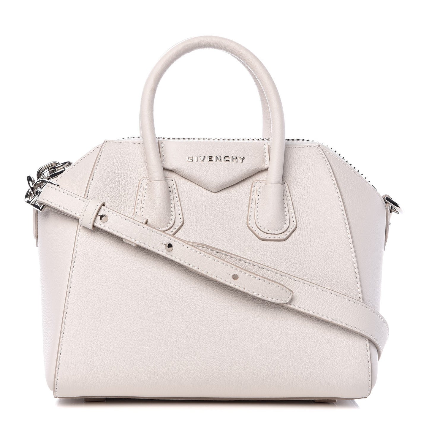 Sugar Goatskin Mini Antigona White
