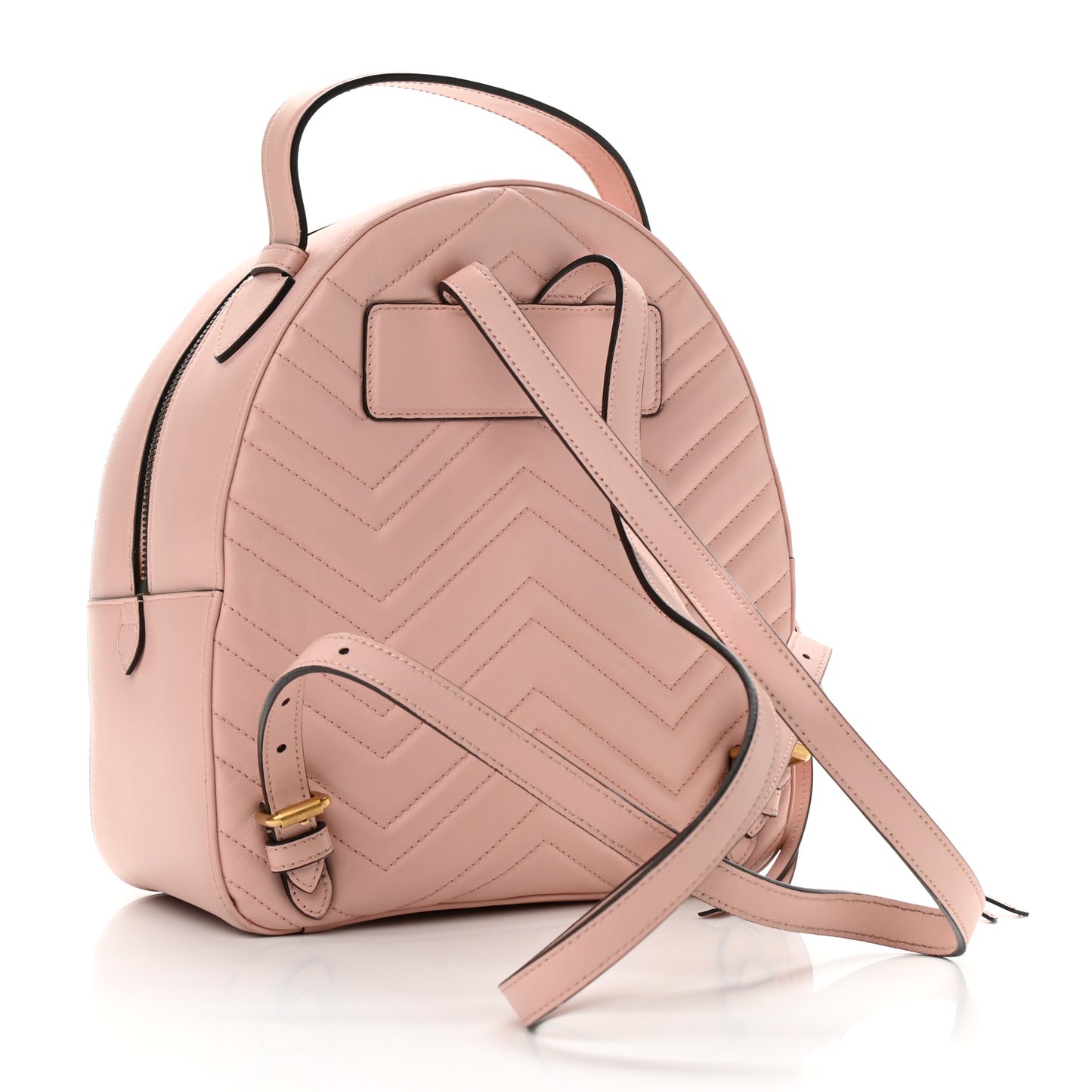 Calfskin Matelasse GG Marmont Dome Backpack Perfect Pink
