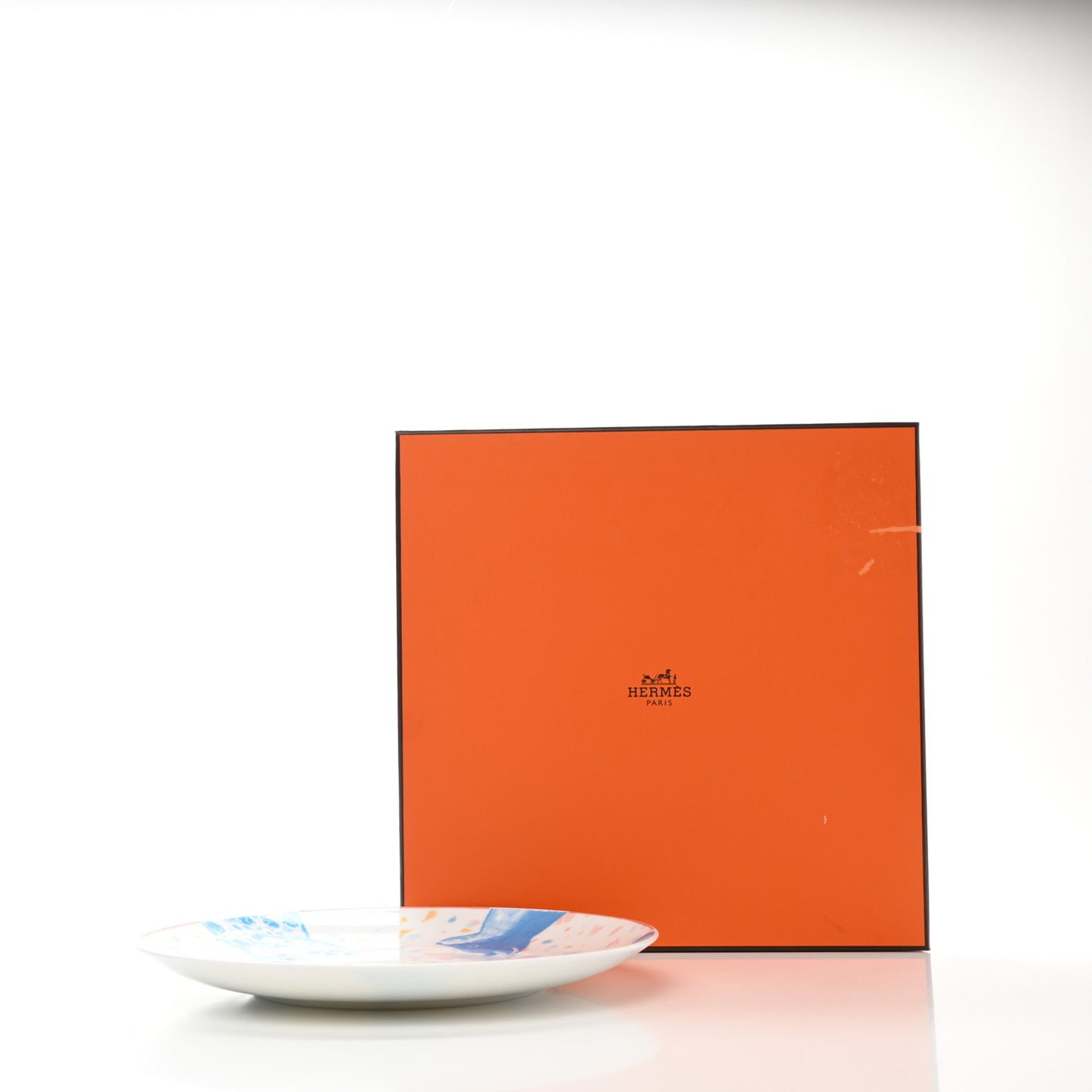 Porcelain Passe-Passe Dessert Plate