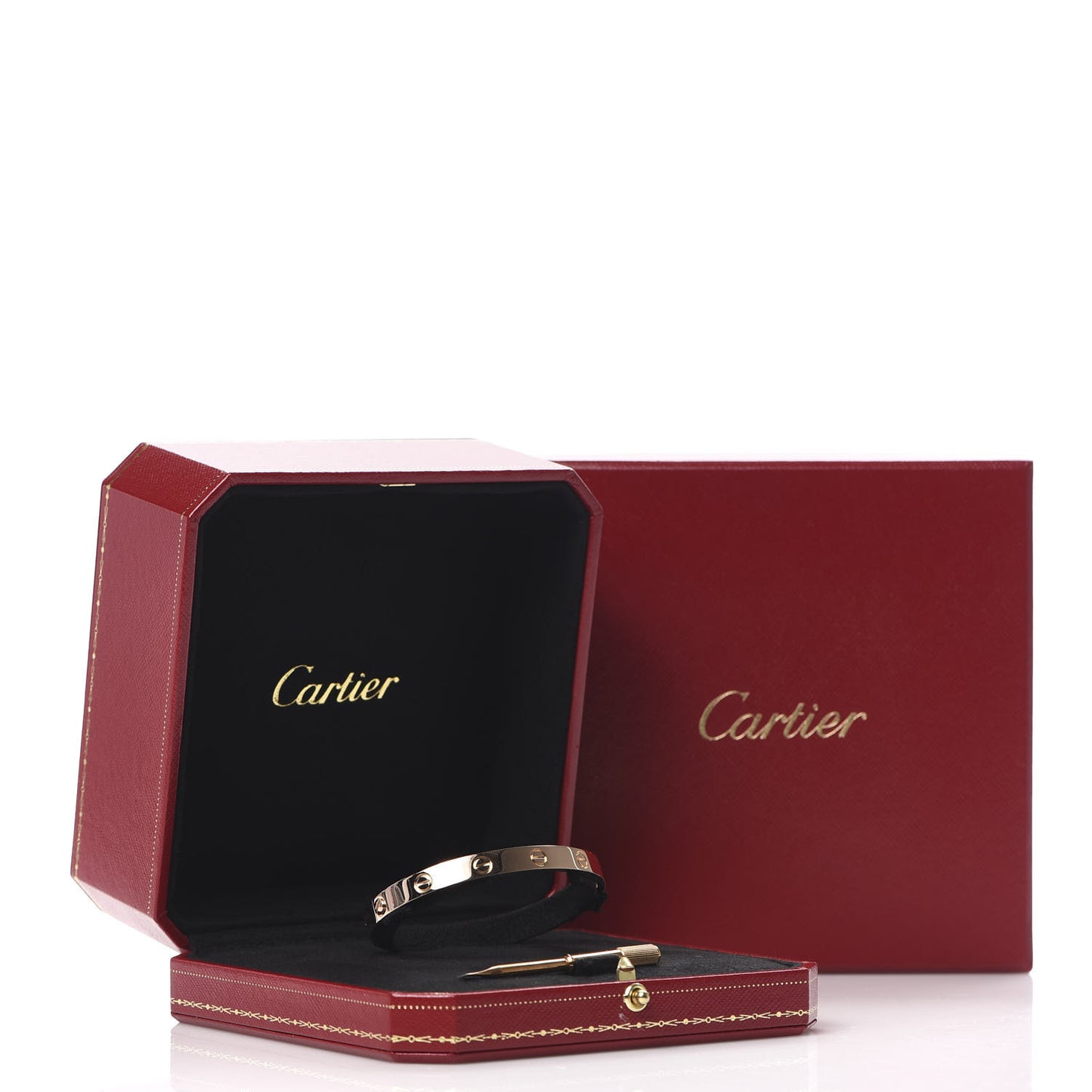 18K Pink Gold LOVE Bracelet 17