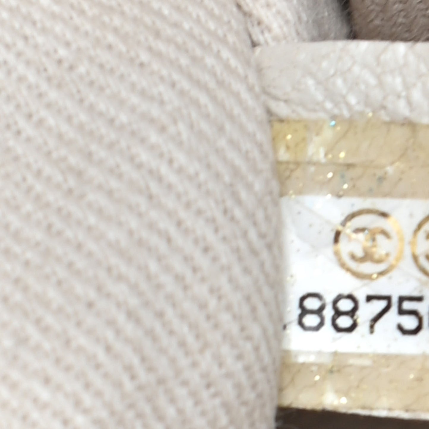 Metallic Calfskin Perforated Up In The Air Tote Gold