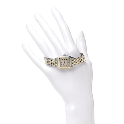 Cartier Stainless Steel 18K Yellow Gold 22mm Panthere Quartz Watch 2 of 5