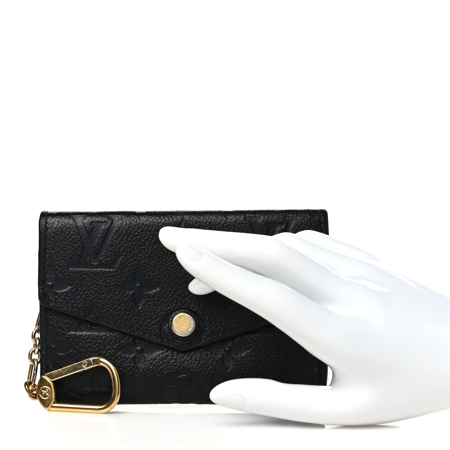 Louis Vuitton Empreinte Key Pouch Black 2 of 7