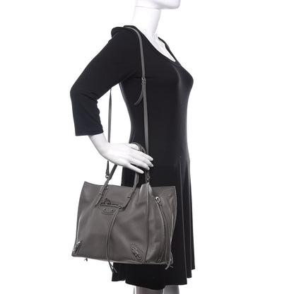 Balenciaga Veau Papier B4 Zip Around Tote Gris Acier 2 of 11