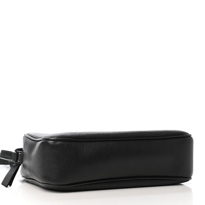 Saint Laurent Lambskin Monogram Small Lou Camera Bag Black 3 of 4