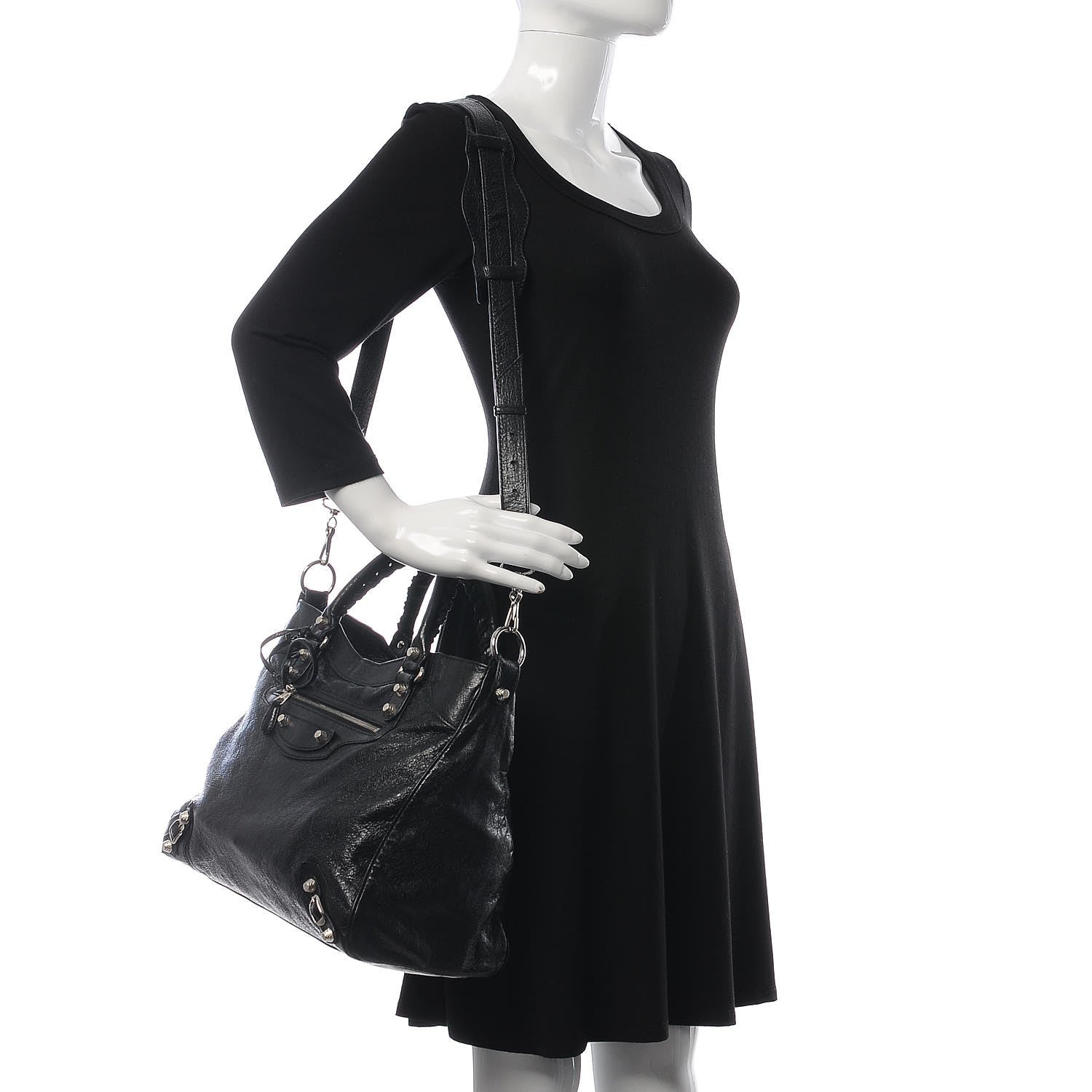 Balenciaga Agneau Giant 12 Silver Hardware Velo Black 2 of 11