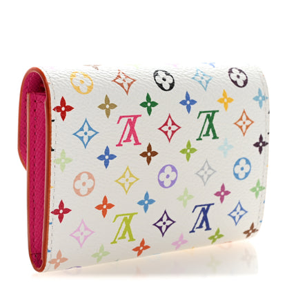 Louis Vuitton LV X TM Monogram Multicolor Rosalie Coin Purse White Kawaii Pink 3 of 6