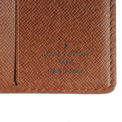 Louis Vuitton Monogram Mens Billfold Wallet 6 Credit Card Slots 6 of 8