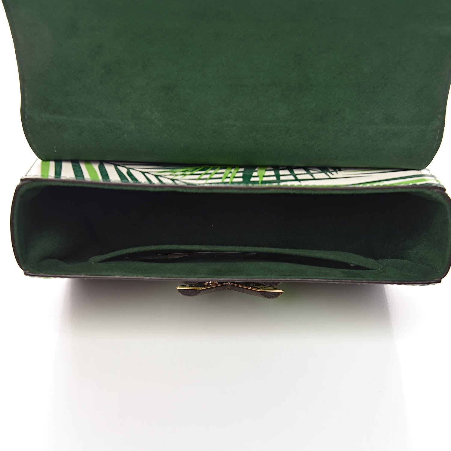 Louis Vuitton Monogram Palm Twist Shoulder Bag MM Vert White 5 of 10