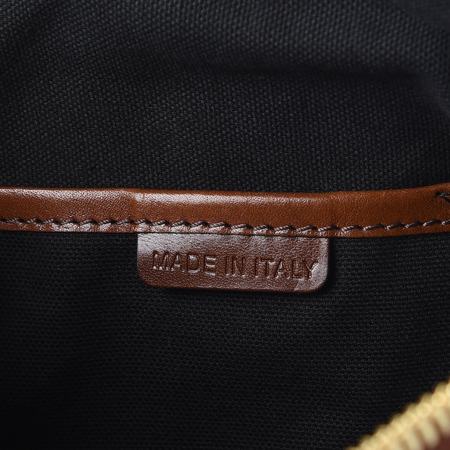 Canvas House Check Shoulder Bag Saddle Brown