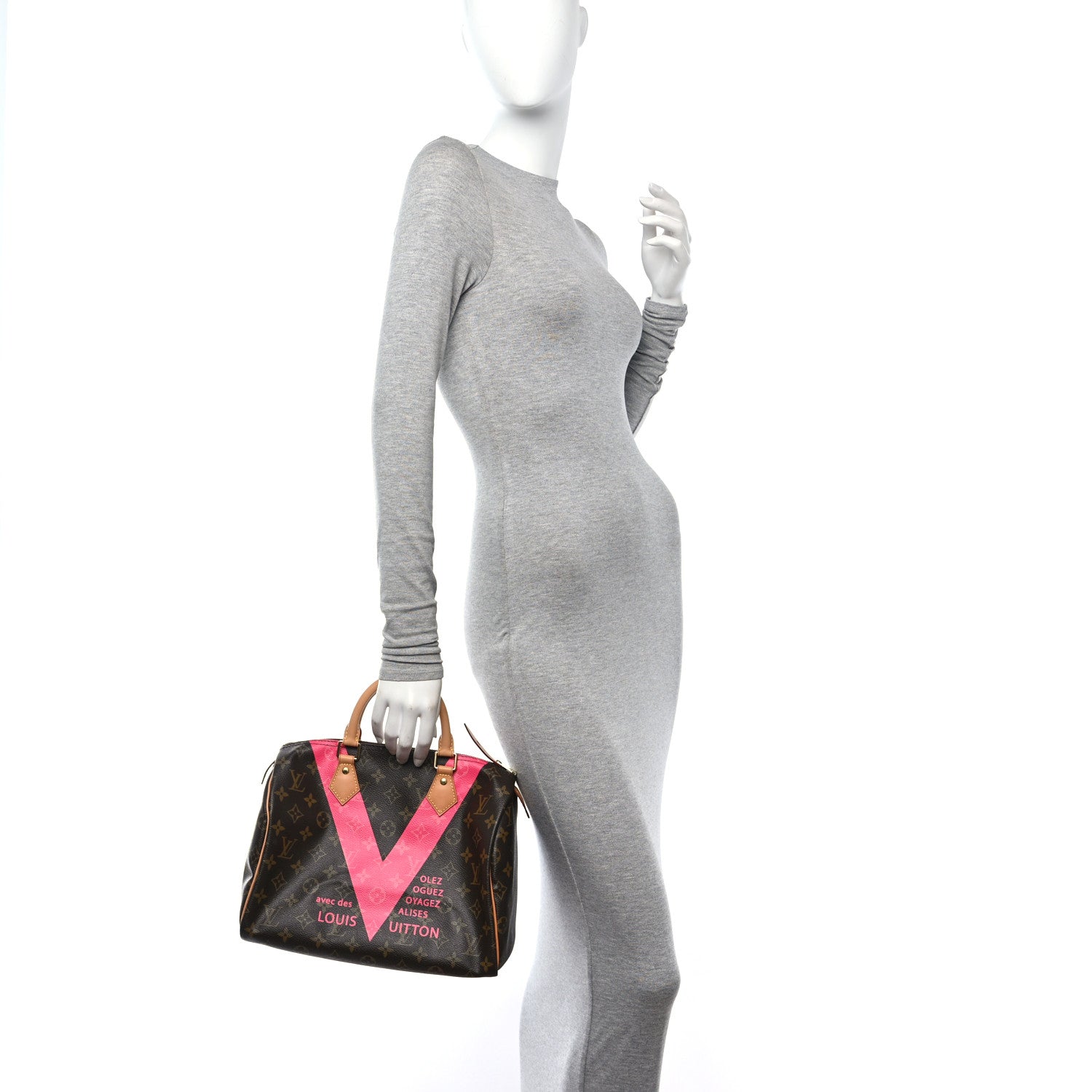 Louis Vuitton Monogram Speedy 30 V Grenade 2 of 9