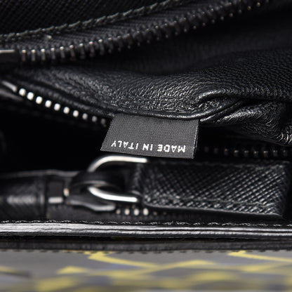 Prada Saffiano Print Wristlet Black 7 of 11