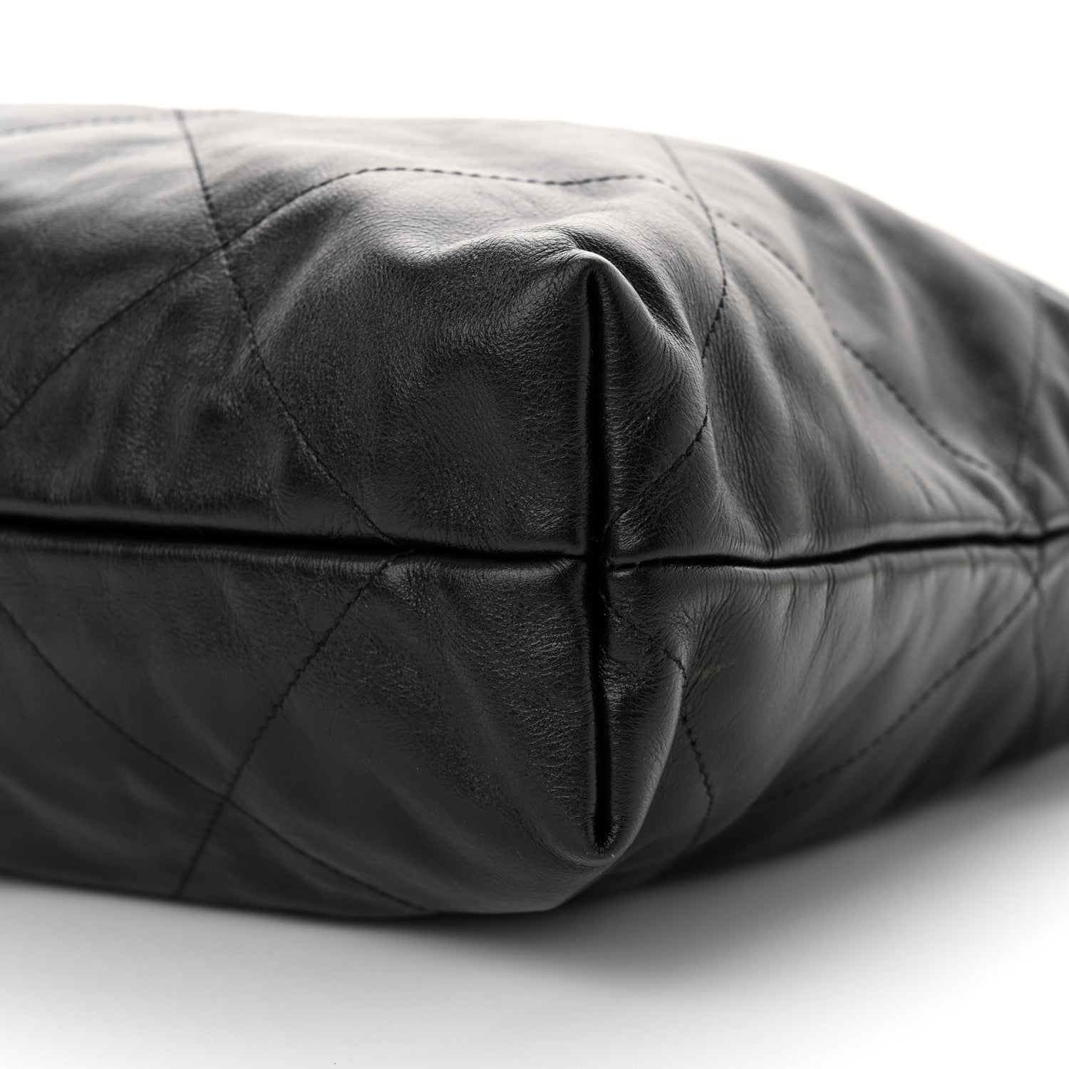 Chanel Shiny Calfskin Quilted Chanel 22 Black 11 of 11