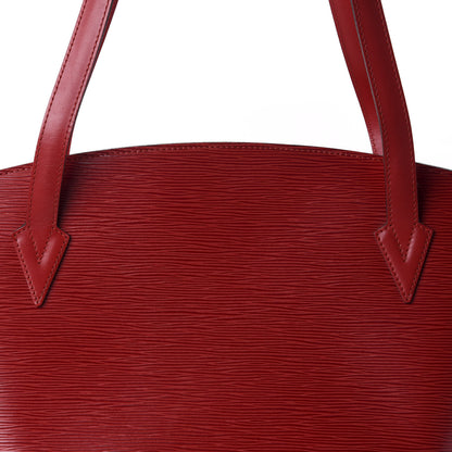 Louis Vuitton Epi Saint Jacques GM Castillan Red 9 of 9