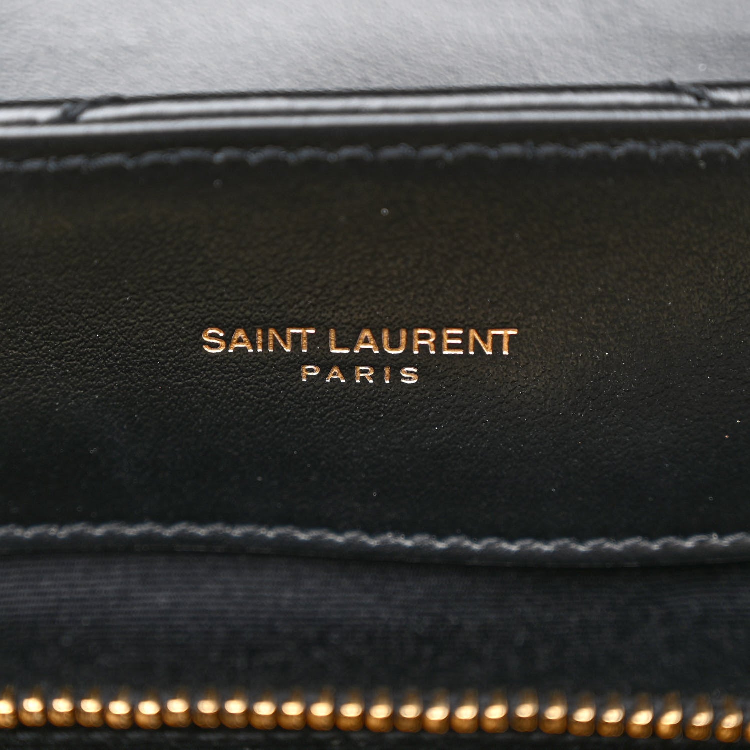 Saint Laurent Calfskin Y Quilted Monogram Medium Loulou Chain Satchel Black 6 of 9