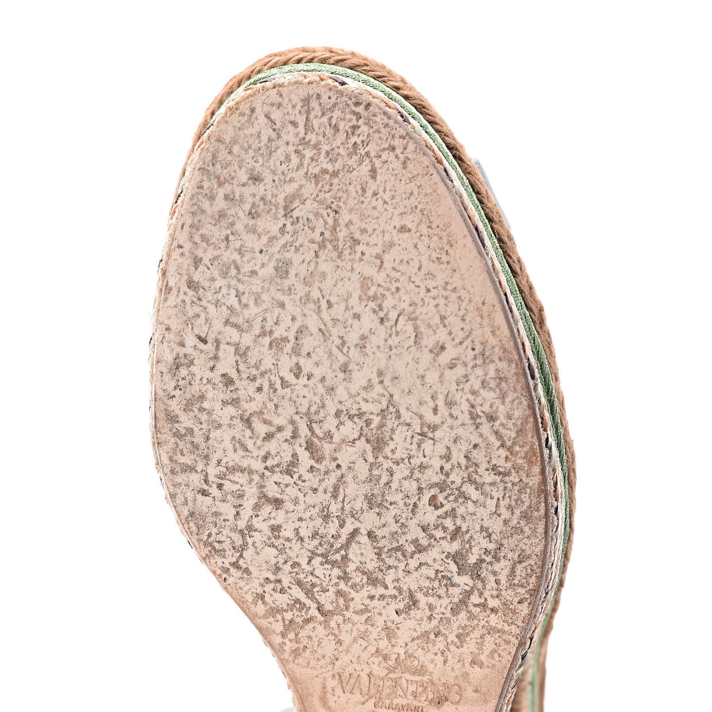 Calfskin Calfskin Native Couture 1975 Espadrille Wedge Sandals 39 Sky Sorbet Multicolor