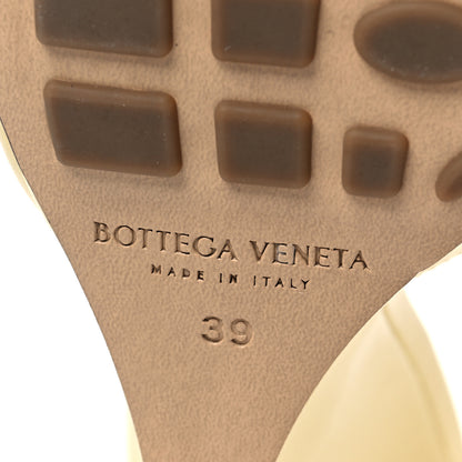 Bottega Veneta Lambskin Stretch Wedge 90mm Sandals 39 Moon Beam 6 of 7