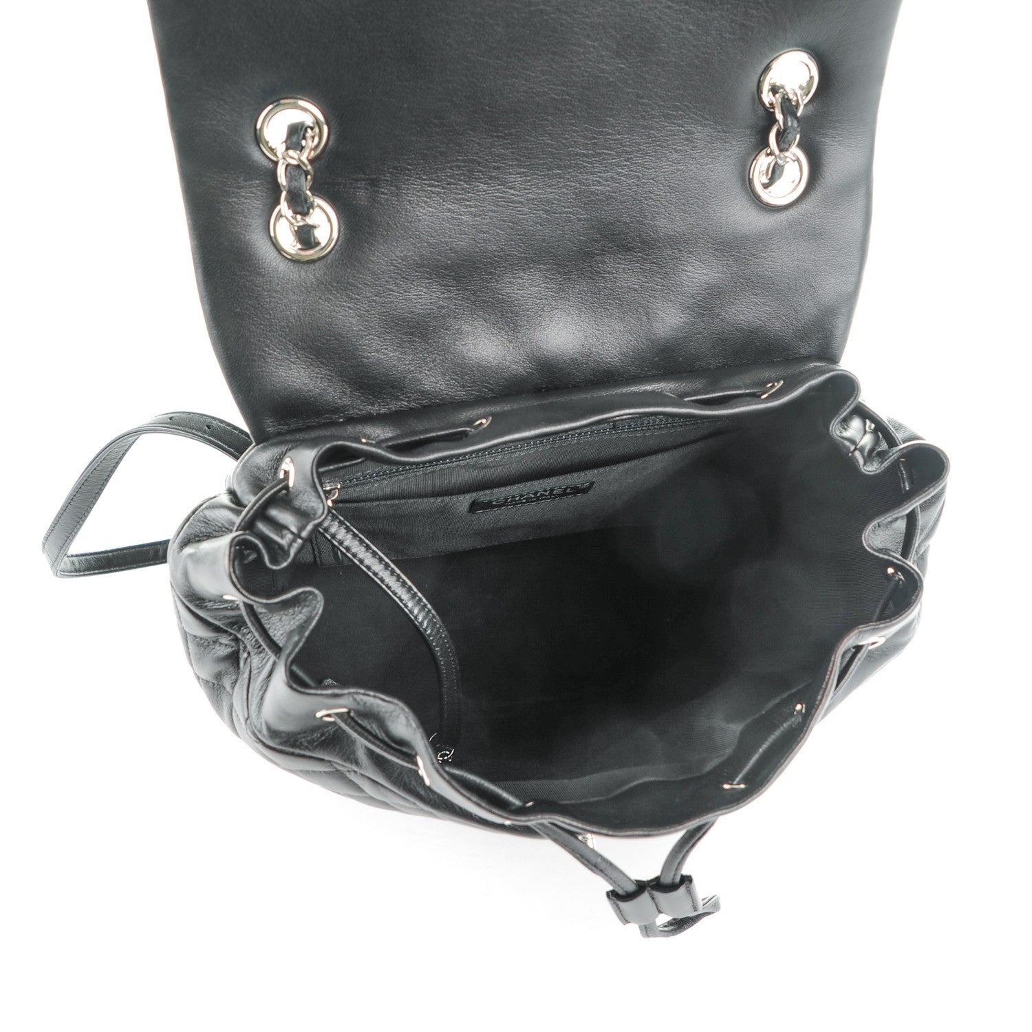 Chanel Lambskin Quilted Large Urban Spirit Backpack Black 5 of 8