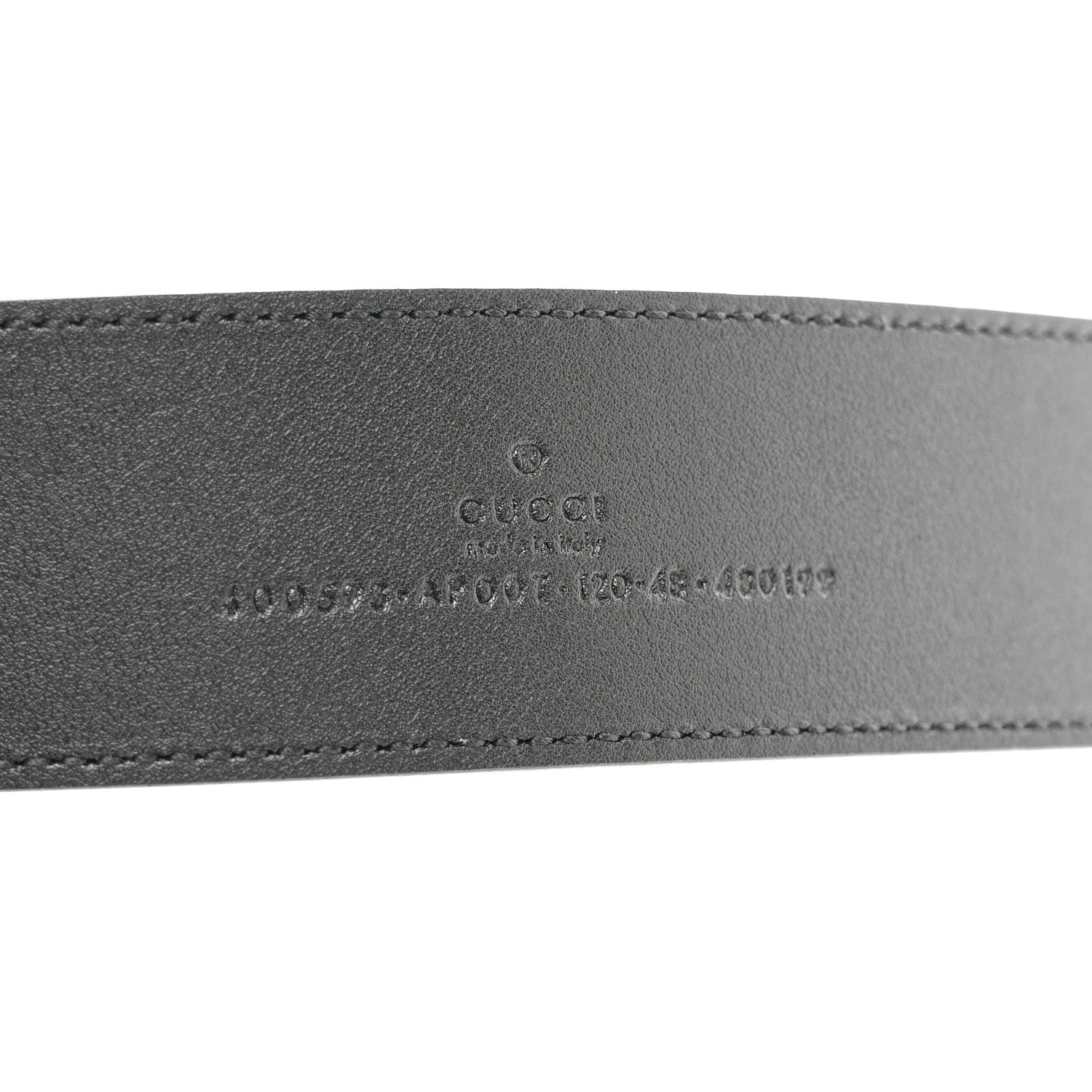 Gucci Calfskin Double G 40mm Belt 120 48 Black 3 of 5
